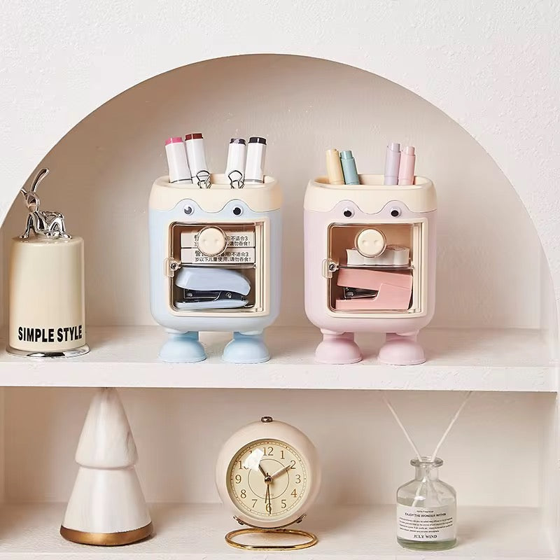 Kawaii Robot Desk Organiser