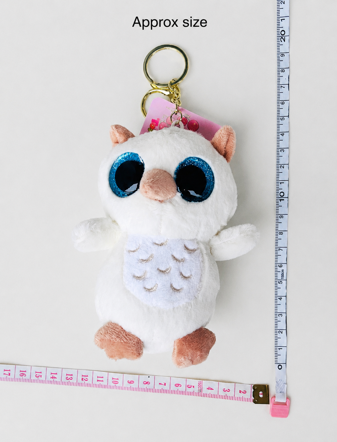 Kawaii Owl Plush Keychain & Bag Charm