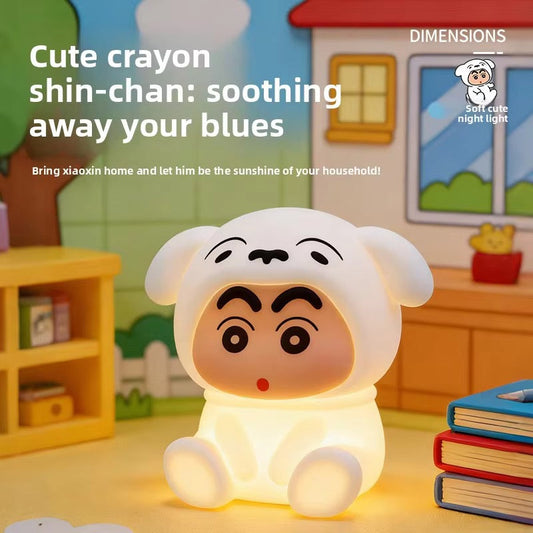 Shin-chan inspired mini Night Lamp – Kawaii Bedside LED Light