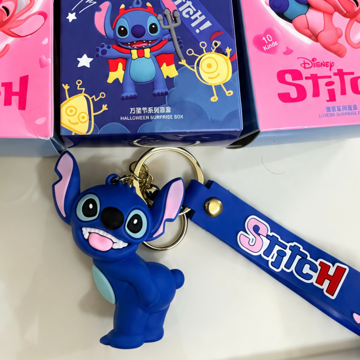 Stitch Mystery Box Keychain | Surprise Character Bag Charm
