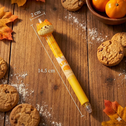 Kawaii Cute Homemade Cookie Erasable Gel Pens - Pack of 6pcs