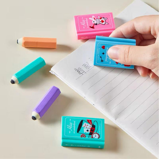 Booky Clean Book and Pencil Eraser Pack Of 2