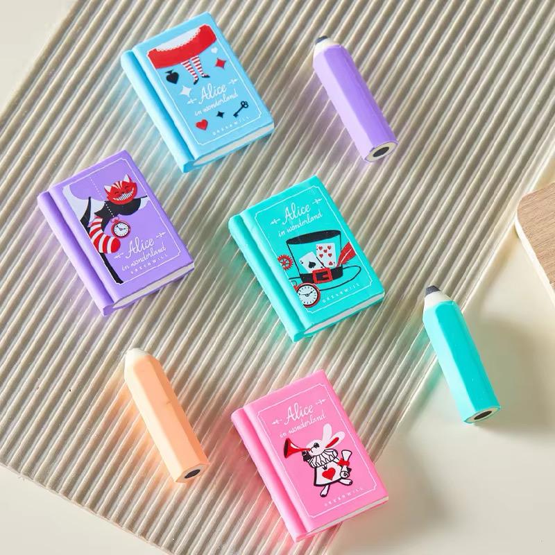 Booky Clean Book and Pencil Eraser Pack Of 2