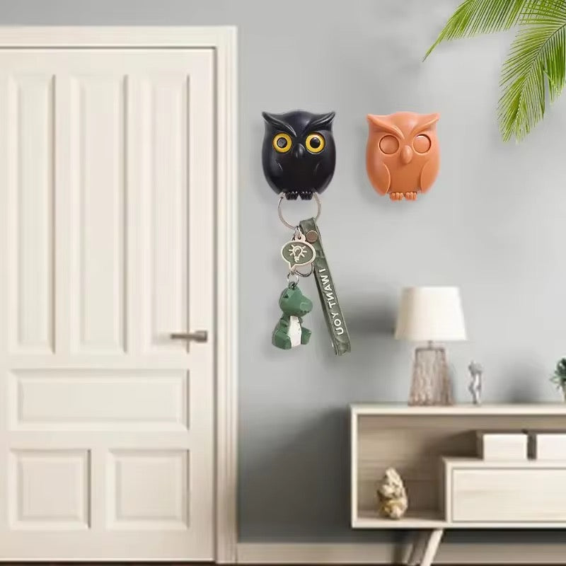 Owl Magnetic Key Holder – Cute Wall Hook for Entryway & Home Decor