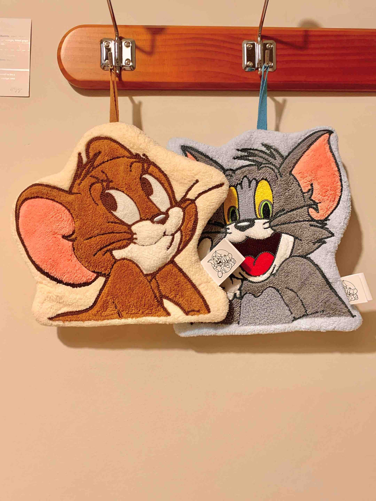 Tom & Jerry Embroidered Character Hand Towel