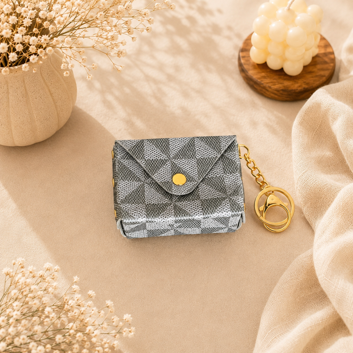 Mini Bag Charm & Keychain | Coin Pouch | Silk Scarf