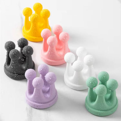 Silicone Bubble Wall Hook – Kawaii No-Drill Organiser for Bathroom, Desk & Vanity( Pack of 2 - Random Colors)
