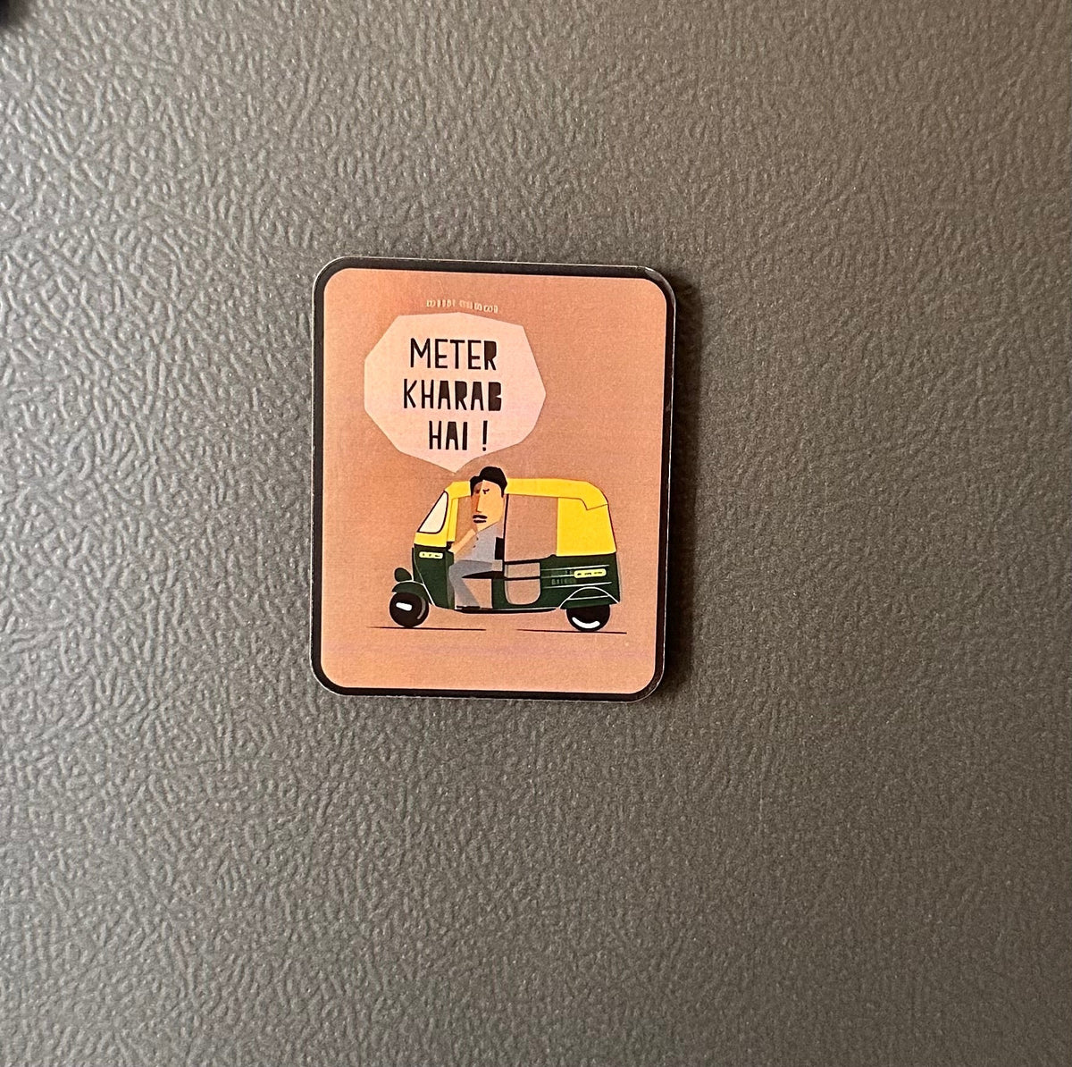 Desi Humour Fridge Magnets – Funny Indian Quote & Pop Culture Magnets