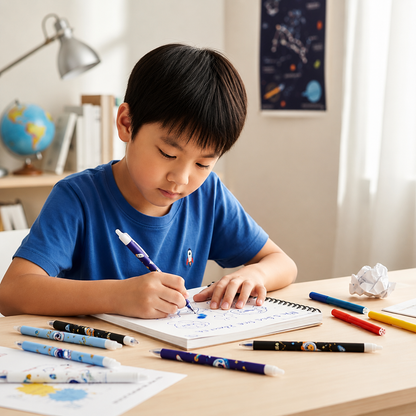 Astro Erasable Gel Pen Set – Pack of 12