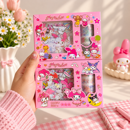 Sanrio Kawaii Washi Tape & Sticker Gift Set