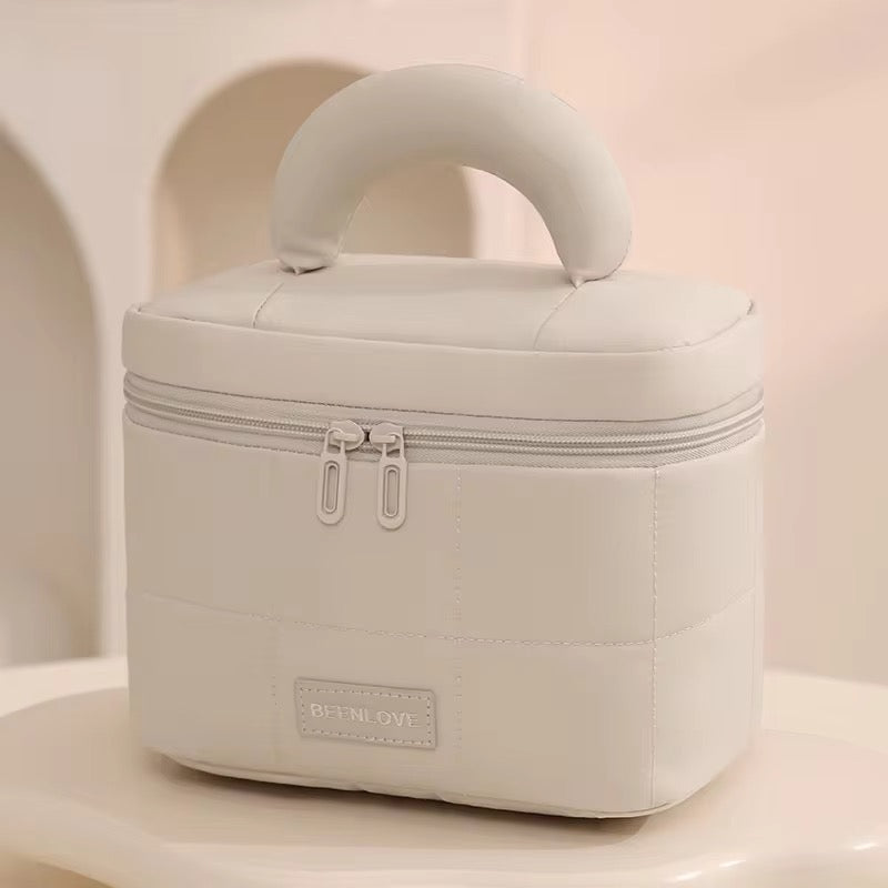 Puffy Quilted Multipurpose Makeup Organiser Bag