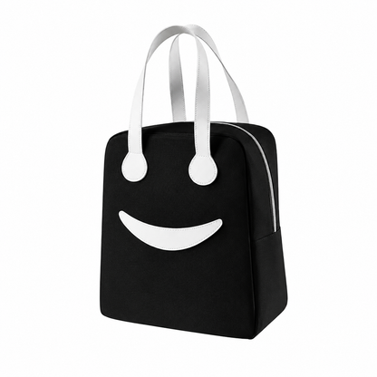 Smiley Face Insulated Lunch Bag