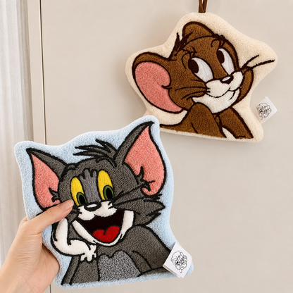 Tom & Jerry Embroidered Character Hand Towel