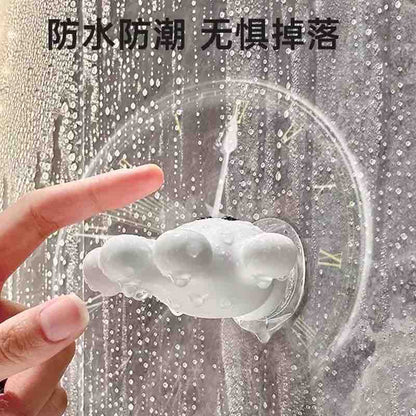 Cartoon Hand Suction Cup Holder – Kawaii Toothbrush, Cable & Hook Organiser ( Pack of 2 )