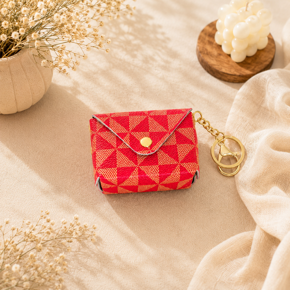 Mini Bag Charm & Keychain | Coin Pouch | Silk Scarf