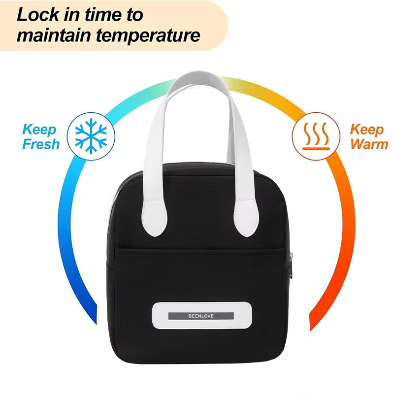 Been Love Insulated Lunch Bag – Waterproof Thermal Tote with Side Pocket