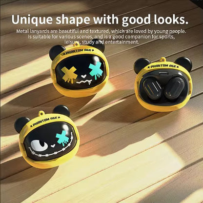 Face Changer Kawaii TWS Bluetooth Earbuds with case