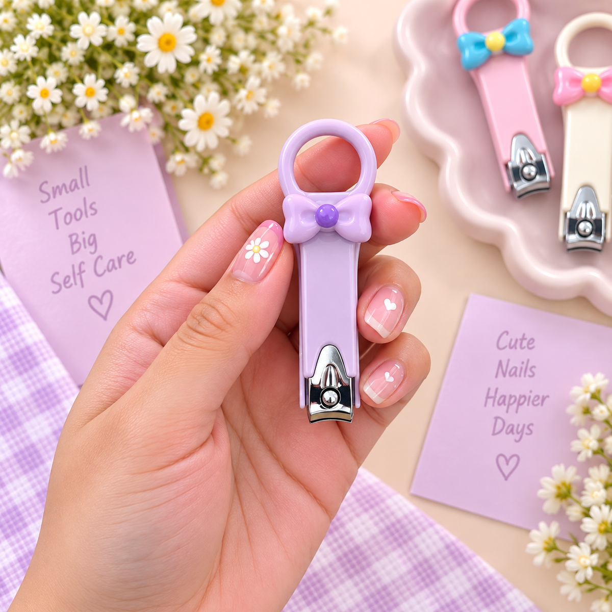 Kawaii Bow Nail Clipper