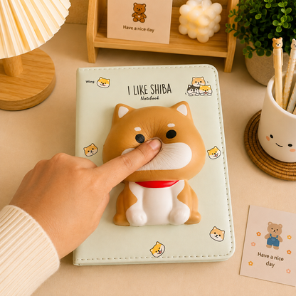 Kawaii Squishy Notebook | Soft PU Cover Diary Journal