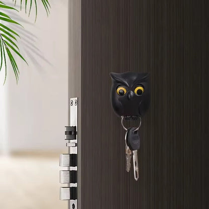 Owl Magnetic Key Holder – Cute Wall Hook for Entryway & Home Decor