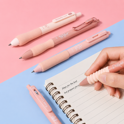 BloomBliss Gel Pen Set – 5 Premium Kawaii Pens