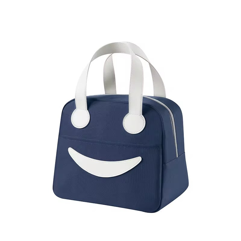 Smiley Face Insulated Lunch Bag
