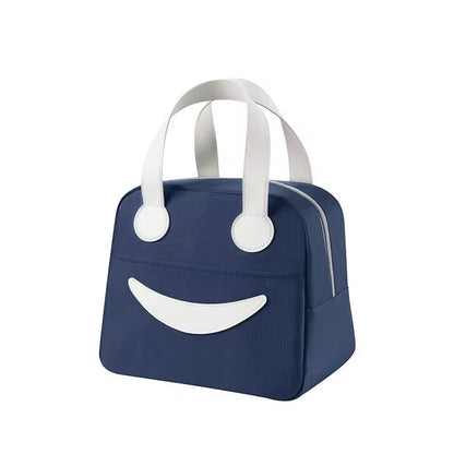 Smiley Face Insulated Lunch Bag