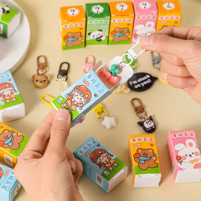 Lucky Blind Box Keychain Charm | Kawaii Surprise Mystery Keychain