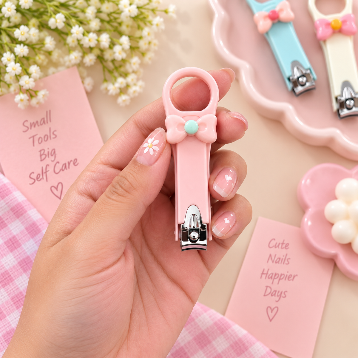 Kawaii Bow Nail Clipper