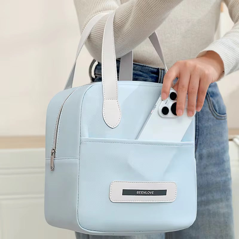 Been Love Insulated Lunch Bag – Waterproof Thermal Tote with Side Pocket