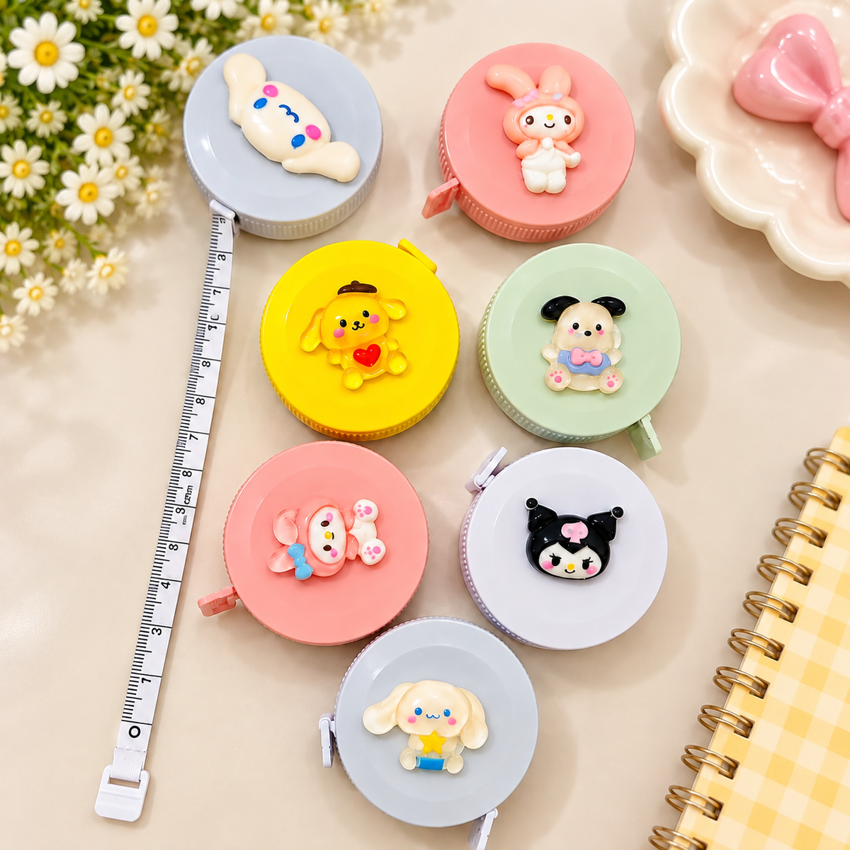 Kawaii Sanrio Retractable Measuring Tape