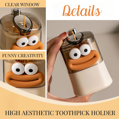 Funny Face Toothpick Dispenser – Cute Kawaii Kitchen & Dining Decor