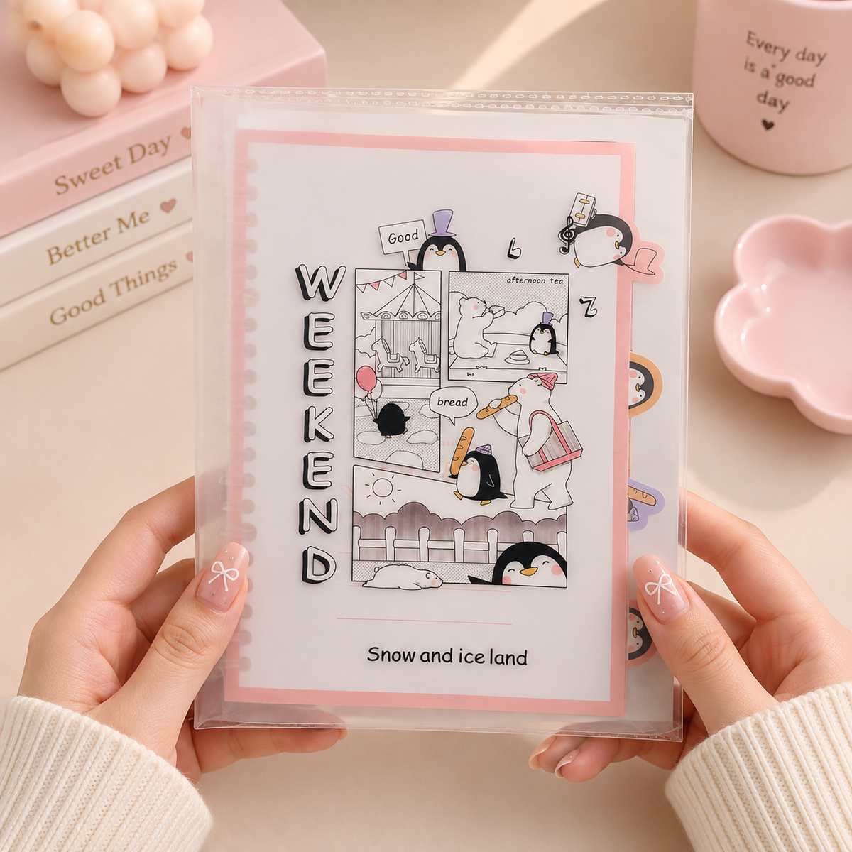 Weekend Time Spiral Notebook | Snow and Ice Land
