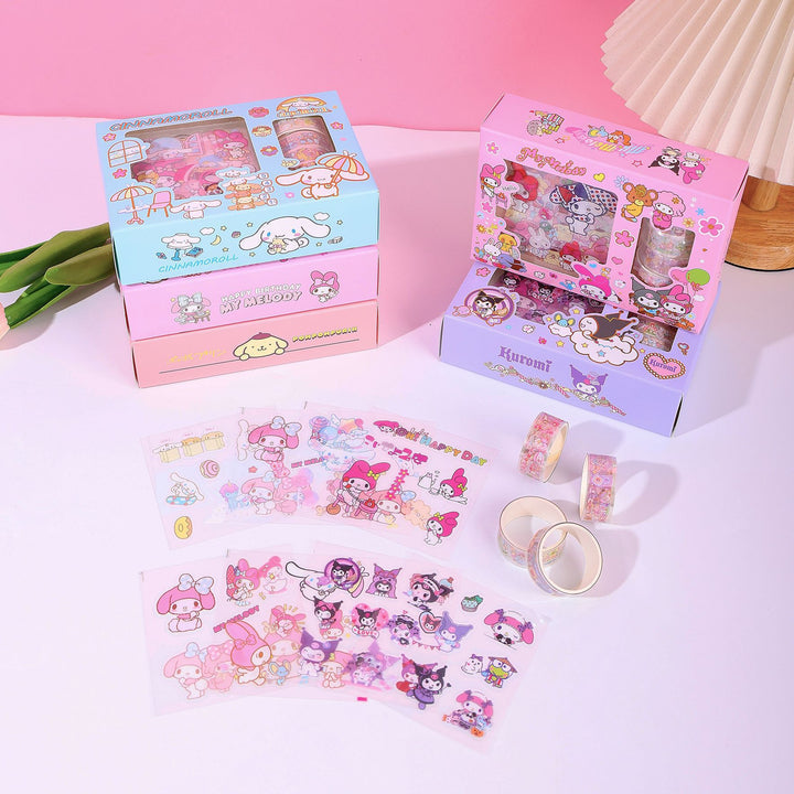 Sanrio Kawaii Washi Tape & Sticker Gift Set
