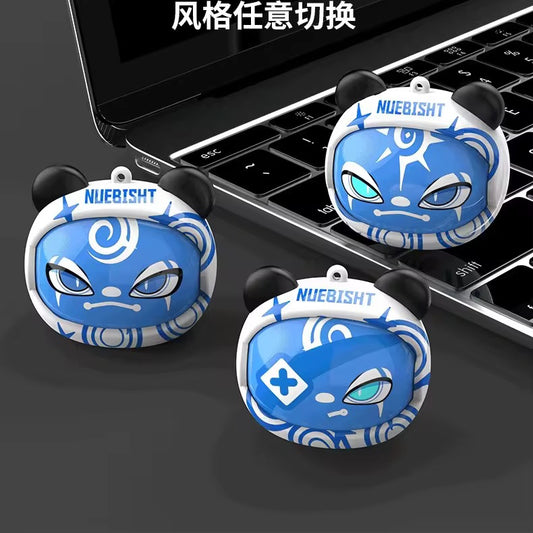 Face Changer Kawaii TWS Bluetooth Earbuds with case