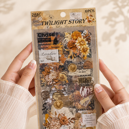 Vintage Botanical Sticker Pack