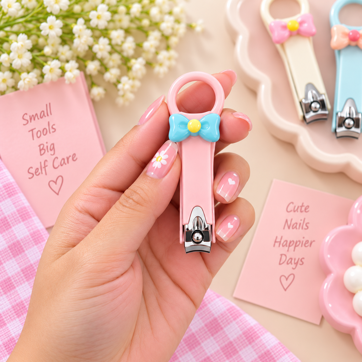 Kawaii Bow Nail Clipper