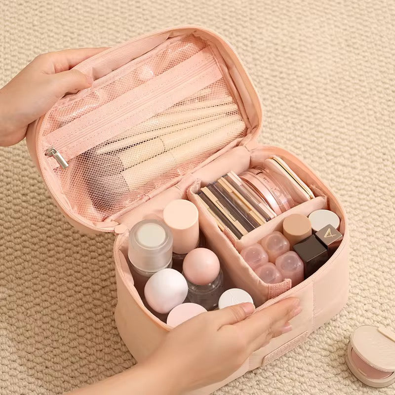 Puffy Quilted Multipurpose Makeup Organiser Bag
