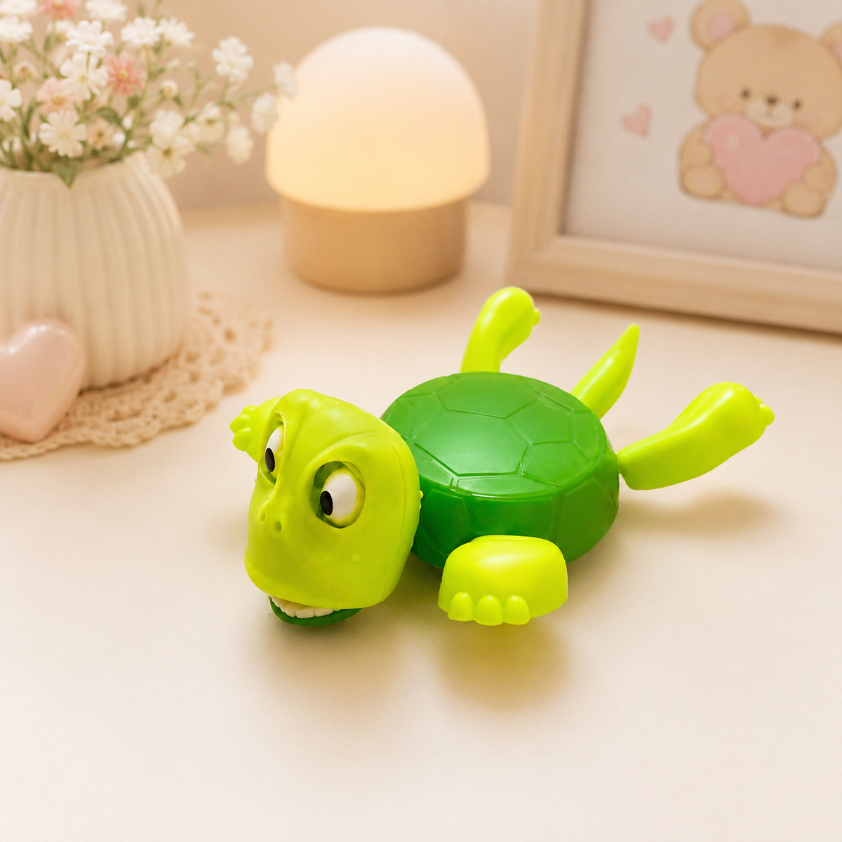Turtle & Stitch Cup Holder Coaster – Cute Desk Cup Stand | Kawaii Home Decor