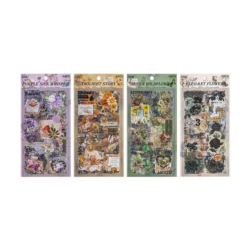 Vintage Botanical Sticker Pack