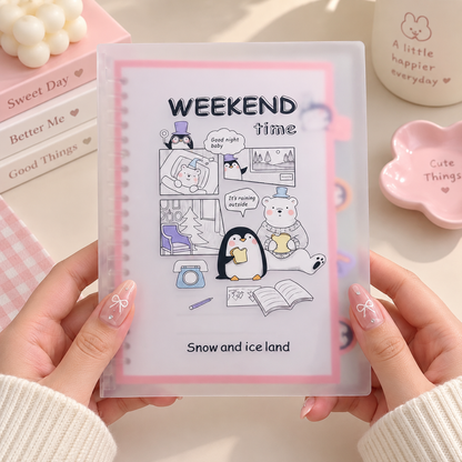 Weekend Time Spiral Notebook | Snow and Ice Land