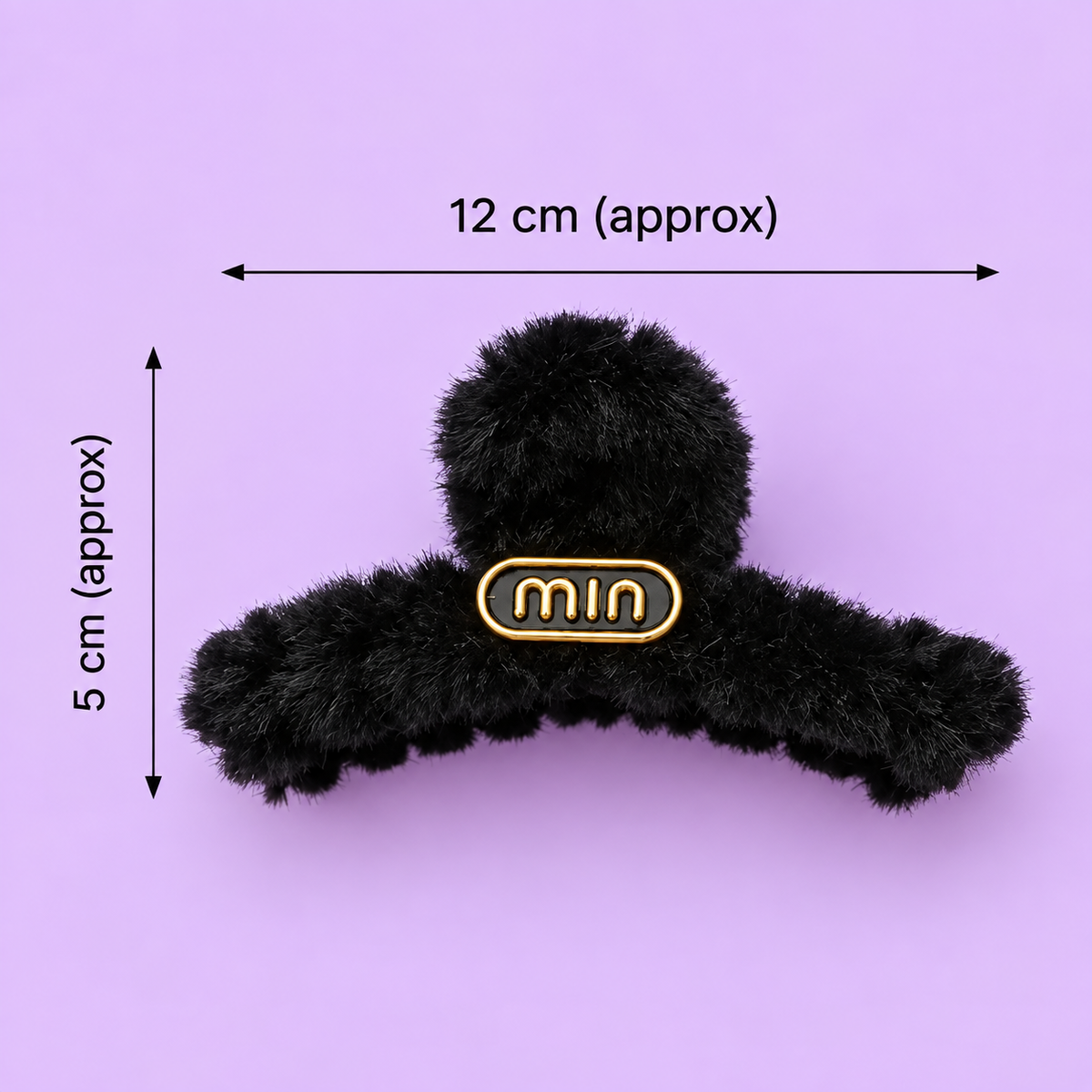 Fluffy Plush Hair Claw Clip