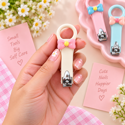 Kawaii Bow Nail Clipper