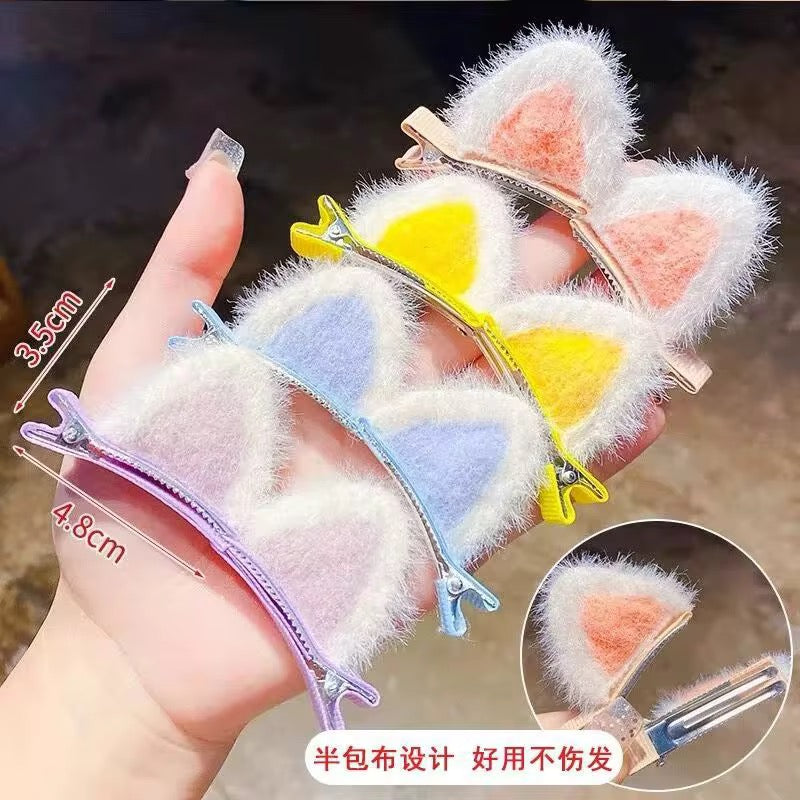 Kawaii Cat Ear Hair Clip (1 Pair)