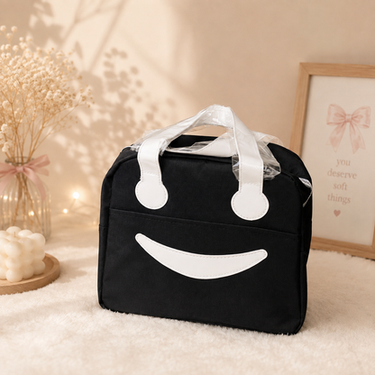 Smiley Face Insulated Lunch Bag