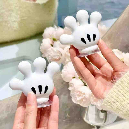 Cartoon Hand Suction Cup Holder – Kawaii Toothbrush, Cable & Hook Organiser ( Pack of 2 )