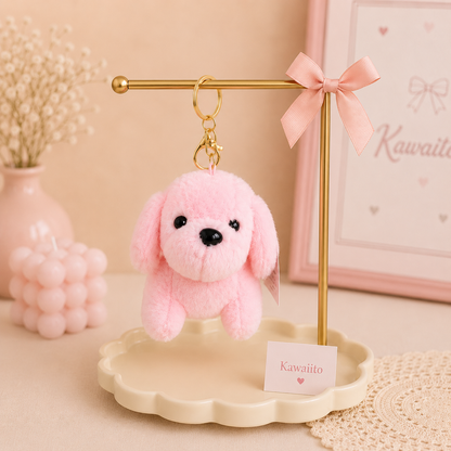 Kawaii Puppy Plush Keychain & Bag Charm