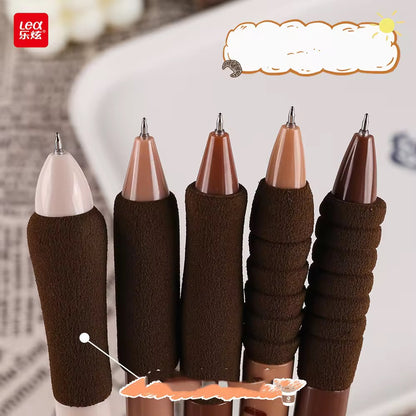 Coffee Lover Gel Pen Set of 5 | Kawaii Stationery Set