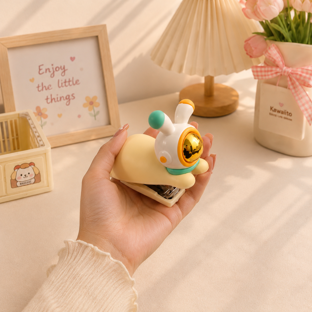 Kawaii Cartoon Silicon Stapler – Cute Animal Stapler