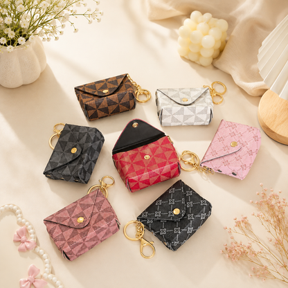 Mini Bag Charm & Keychain | Coin Pouch | Silk Scarf